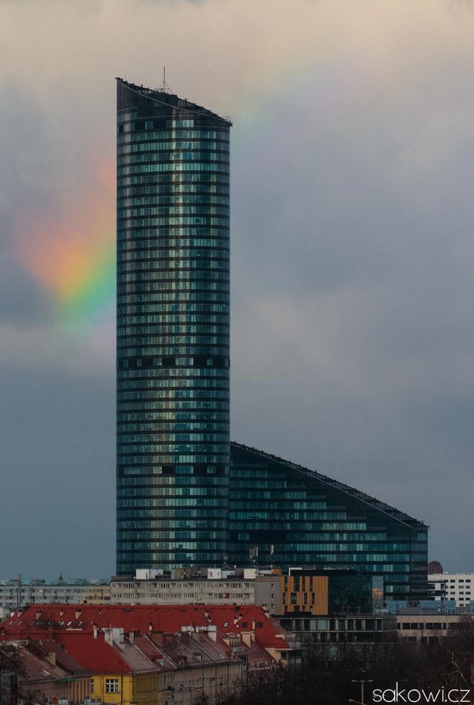 Rainbow over SkyTower